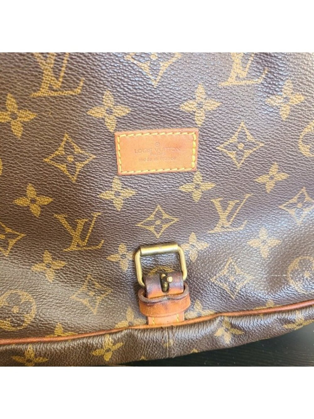 Louis Vuitton Saumur Shoulder Bag Brown Monogram Messenger Purse Authentic - Picture 4 of 12